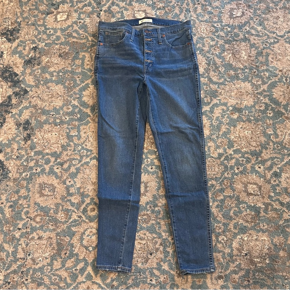 Madewell 10” High Rise Skinny Jeans Size 30